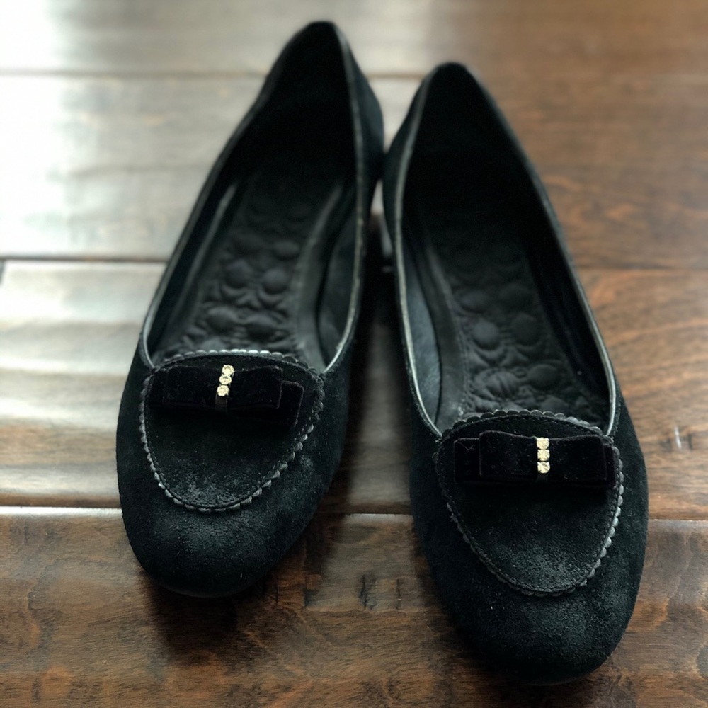 Coach Suede Flats